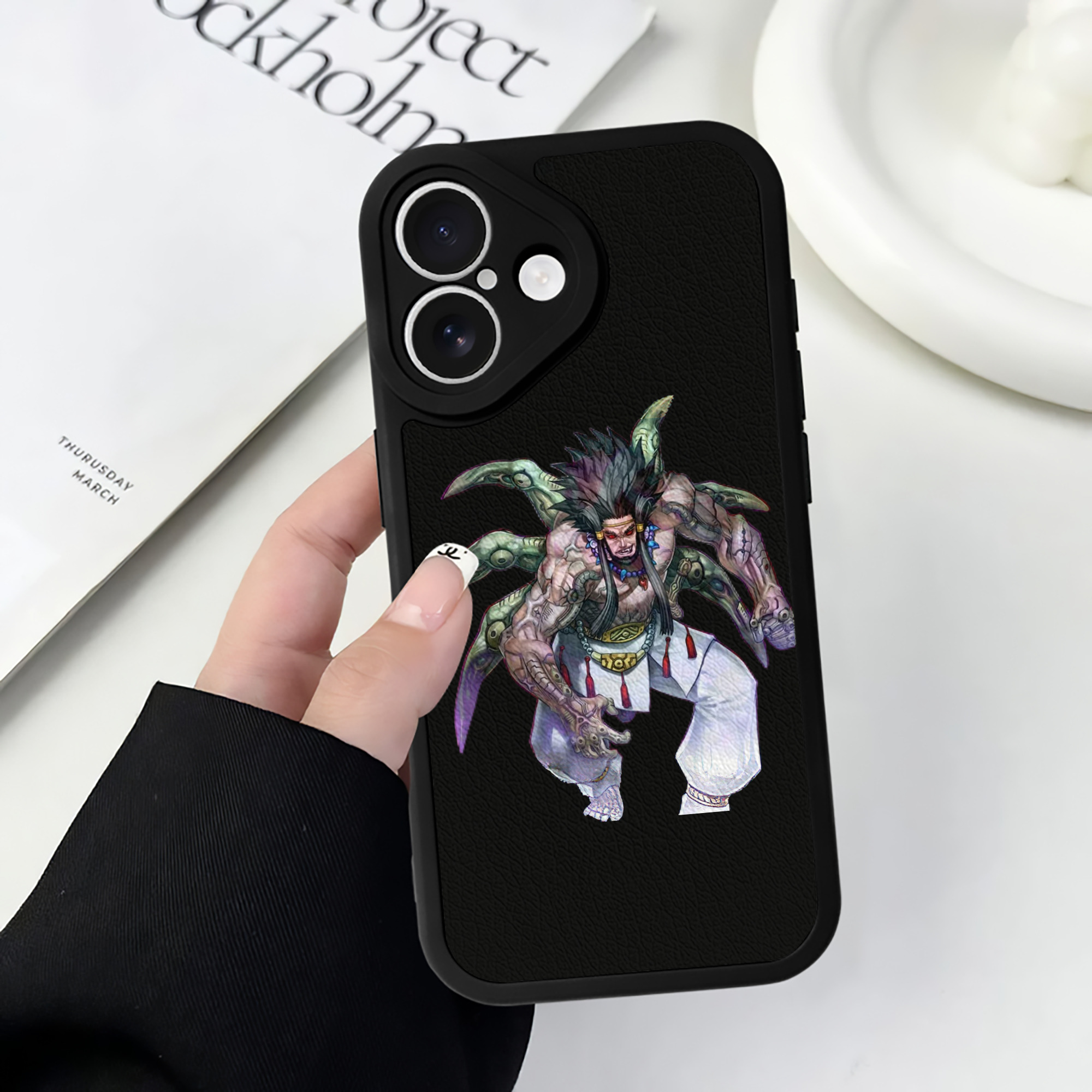 遊☆戯☆王 Yu-Gi-Oh! 【iPhone 16シリーズ対応】シリコンスマホケース（レザー調） 材質：シリコン